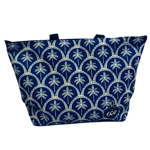 RPET Blue Palm Tote